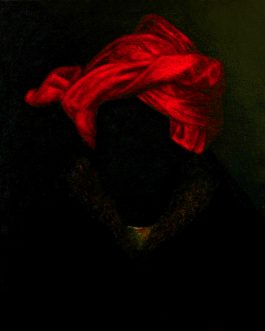 Le Turban rouge à l'homme