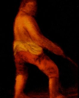 Homme tirant sur une corde