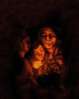 La Vieille femme au Brasero